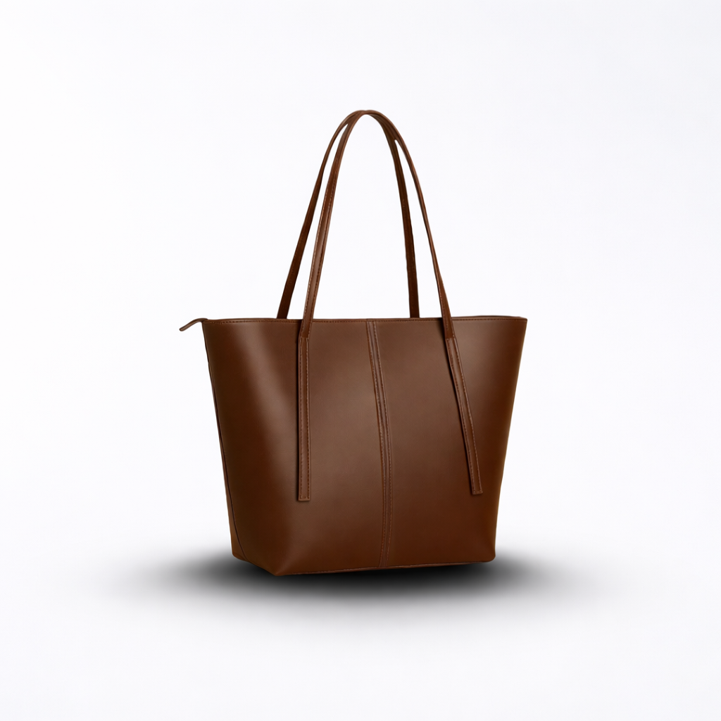 Girl's Rexine Plain Tote Bag