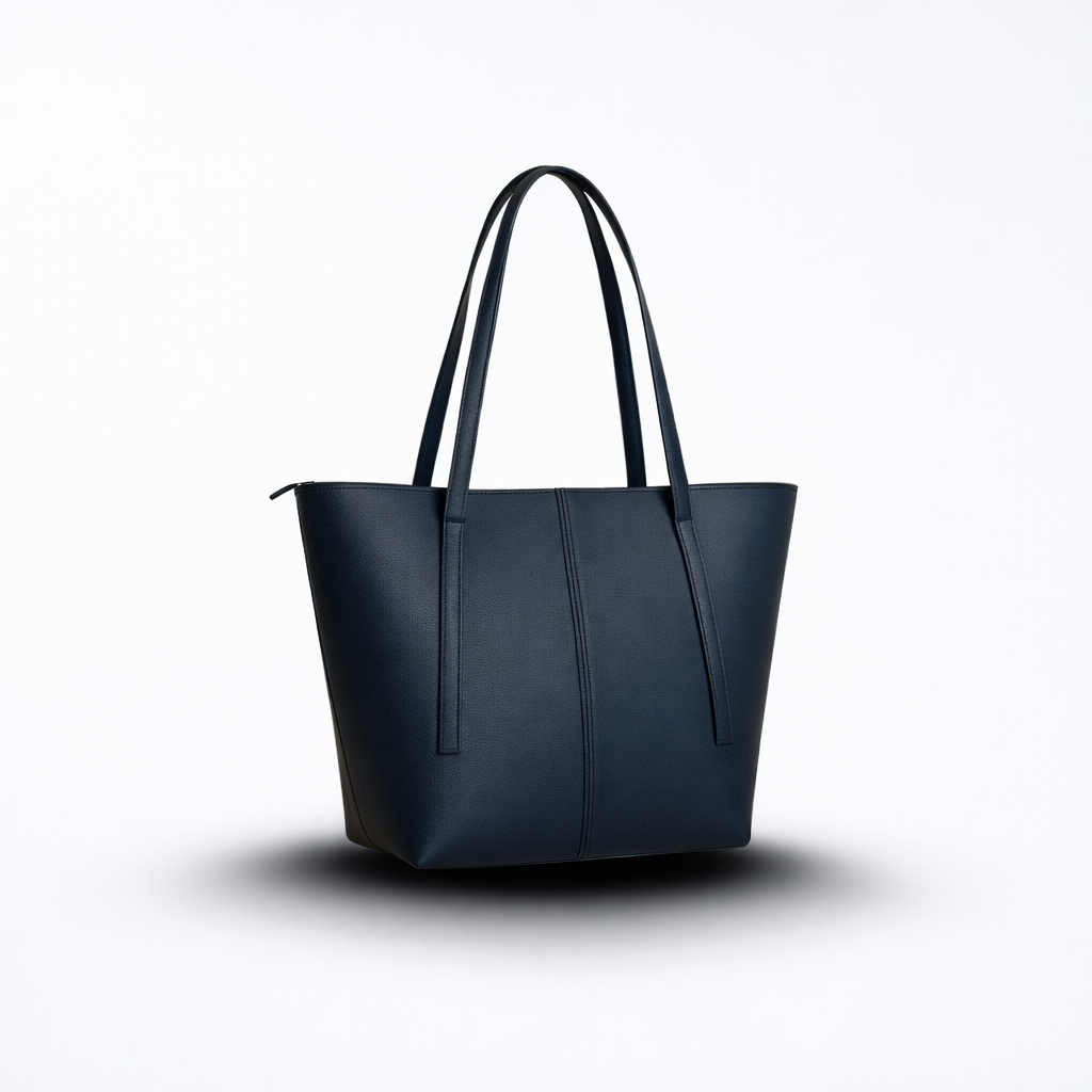 Girl's Rexine Plain Tote Bag