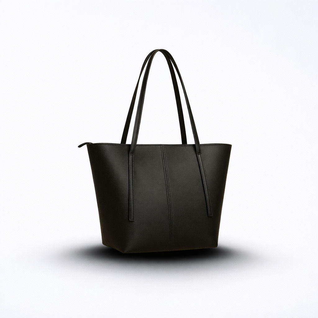 Girl's Rexine Plain Tote Bag
